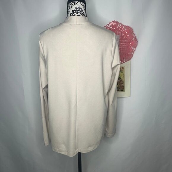NWT Premise Suit Separates Blazer with Side Pockets Cream Size Medium - Picture 5 of 12